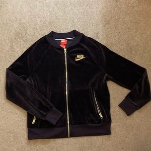 Deep Purple Velvet Nike Jacket